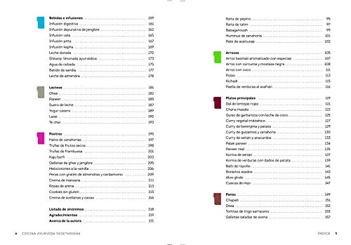 Cocina ayurveda vegetariana: Recetas sanas y sabrosas para cada estación con los ingredientes de tu despensa (Nutrición y salud)