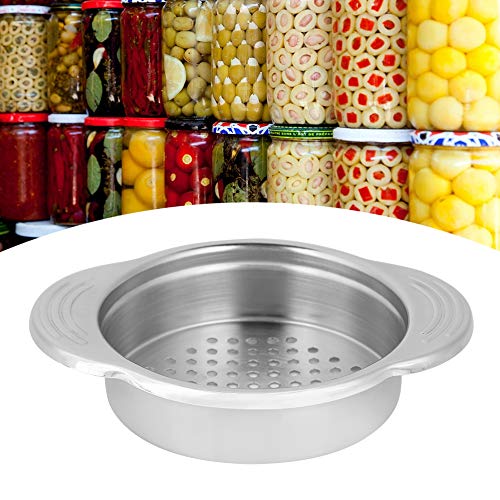 Colador de latas de Alimentos, exprimidor de Aceite de latas de atún de Acero Inoxidable 304 Saludable, para el hogar, Cocina, Drenaje, Agua, Restaurante