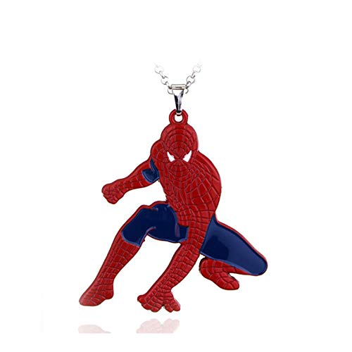 Colgante Collar Spider-Man Fashion Punk Boy Man Favores de