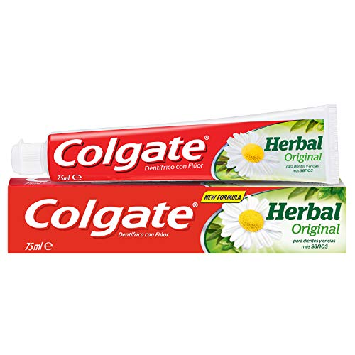 Colgate Herbal, Pasta de dientes, dientes y encías más sanas con ingredientes naturales - 1 ud x 75ml