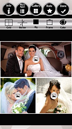 Collage de la foto de la boda