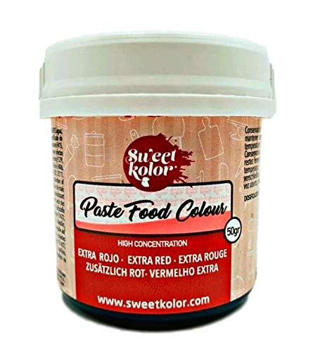 Colorante Alimentario en Pasta Extra Rojo 50 gr