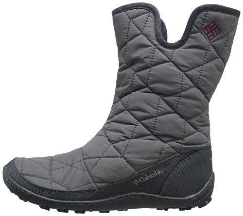 Columbia Minx Slip II Omni-Heat, Botas para Nieve para Mujer, Bufanda, Color Frambuesa Oscuro, 37 EU