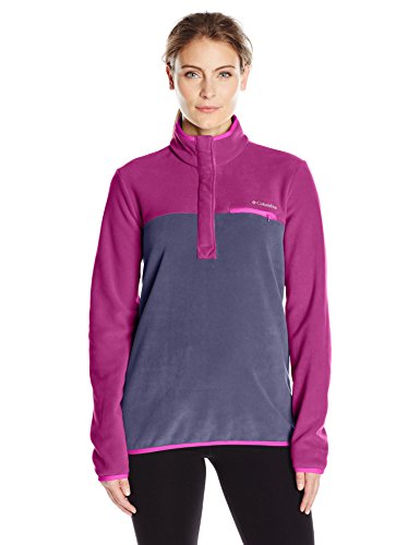 Columbia Mountain Side Pull Over, Mujer, color Frambuesa oscura, NOCTURNAL, tamaño extra-small