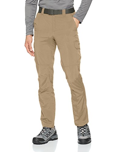 Columbia Silver Ridge II Pantalones Cargo, Hombre, Beige (Tusk), W34/L32