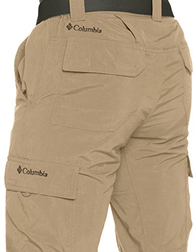 Columbia Silver Ridge II Pantalones Cargo, Hombre, Beige (Tusk), W34/L32