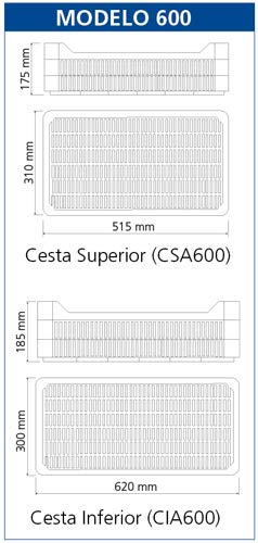 Congelador industrial vertical con cajones - MBH