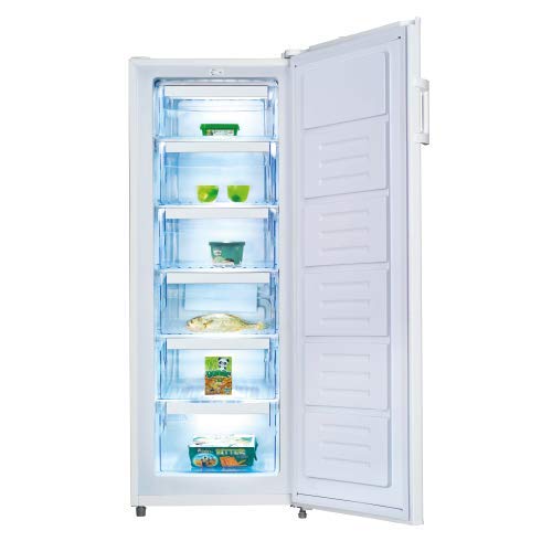 CONGELADOR Vertical MILECTRIC FRV-144 (168 L, 144 cm, A+, Blanco, Congelador, 6 Cajones)