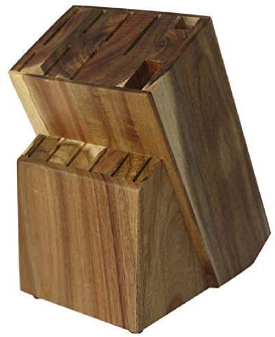 Coninx RAF Bloque de Cuchillos en Madera de Acacia - 13 x 19.5 x 23 cm - Organización De Cocina - 2 años de garantía