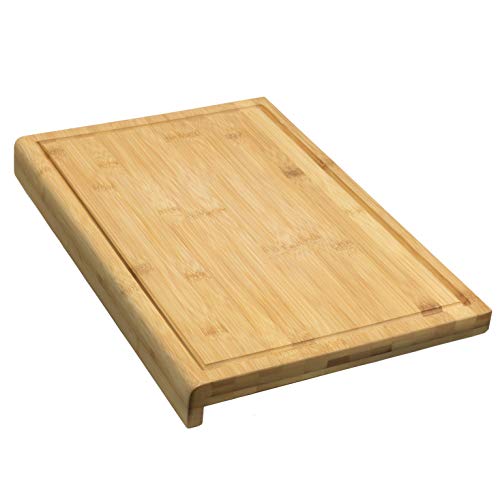 Coninx Tabla de Cortar Trinchar Tabla de Bambú - 45 cm x 30 cm x 2.5 cm Grande y Robusto Cocina - Tabla de Cortar de Madera de bambú con surco