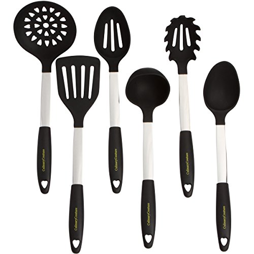 Conjunto De Utensilios De Cocina - Acero Inoxidable Y Silicona Herramientas De Cocina Profesionales Resistentes Al Calor