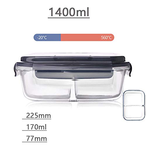 Conjunto hermético de almacenamiento de alimentos Conjunto de recipientes de harina de cereal con encimeras de cocina Los mejores recipientes transparentes con tapas nuevas y duraderas Negro 1050 ml