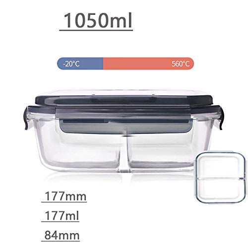 Conjunto hermético de almacenamiento de alimentos Conjunto de recipientes de harina de cereal con encimeras de cocina Los mejores recipientes transparentes con tapas nuevas y duraderas Negro 1050 ml