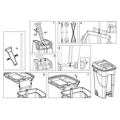 Contenedor residuos 80L