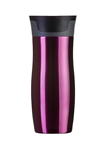 Contigo 1000-0016 - West Loop Vaso Térmico, color frambuesa, 470 ml, con logo