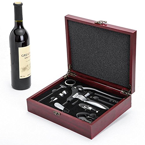 Cooko Abridor de Vino,Abrebotellas Sacacorchos,Set de Accesorios,9 Piezas