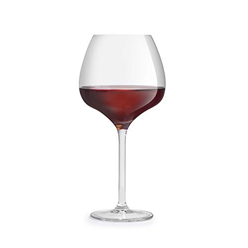 Copa de vino Servan, marca Libbey – 53 cl/530 ml - 6 unidades – alta calidad – diseño sofisticado – resistente al lavado en lavavajillas