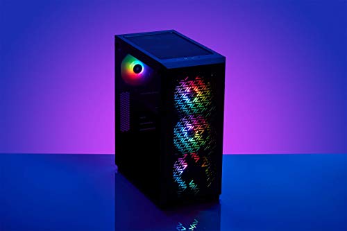 Corsair iCUE 220T RGB Airflow, Semi-torre ATX Gaming con Cristal Templado Chasis - Negro