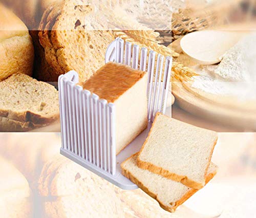 Cortador de pan, pan/horno/cortador de pan, compacto plegable pan sándwich tostadas rebanador de pan rebanador de pan
