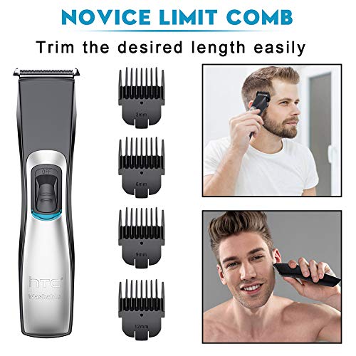 Cortapelos Profesional Hombre, Máquina Cortar Pelo Inalámbrico, Recortadora de Cabello para Hombres, Recortador Pelo Barba Eléctrica IPX7 Impermeable USB Recargable