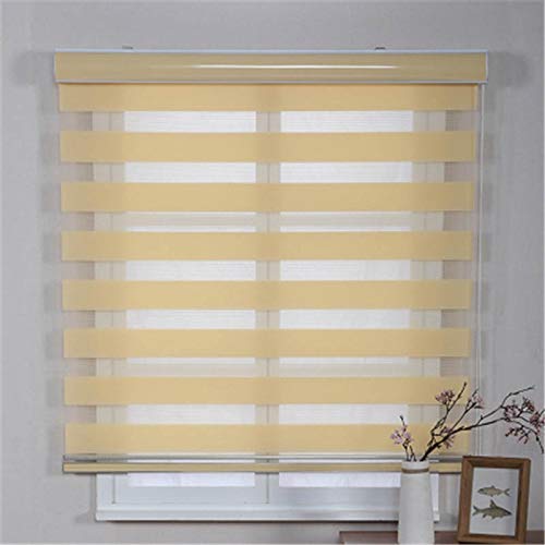 Cortinas enrollables/Combi Ciegos Cortina Cubra, de Doble Capa for el hogar, Oficina, Cocina, casa de té, el Hotel - 60/75/90/105/120/135 cm Ancho (Size : 120x210cm)