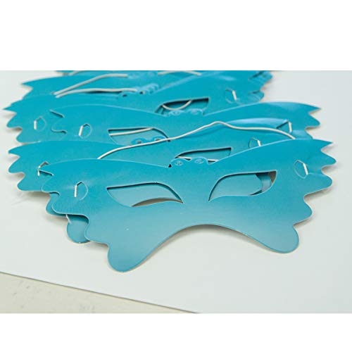 cotigo Set de Vajilla Desechables para Fiesta de Cumpleaños,para 16 Personas,Diseño Liso,Color Azul