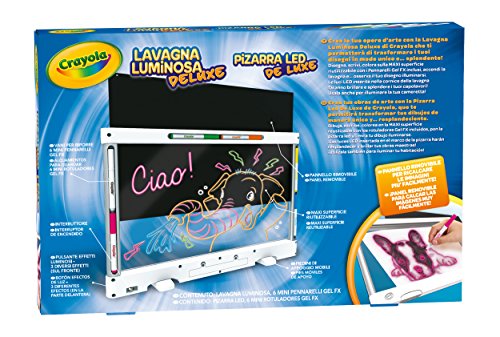 Crayola- Lavagna Luminosa Deluxe Pizarra Led, Multicolor (25-7246) , color/modelo surtido