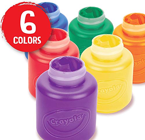 CRAYOLA - Pintura Lavable para niños (6 Botes)