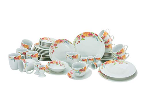 Creatable, serie Flower Dreams, Vajilla de porcelana, Vajilla combinada