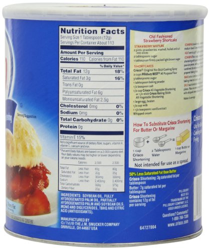 Crisco Manteca Vegetal 1,36 Killogram