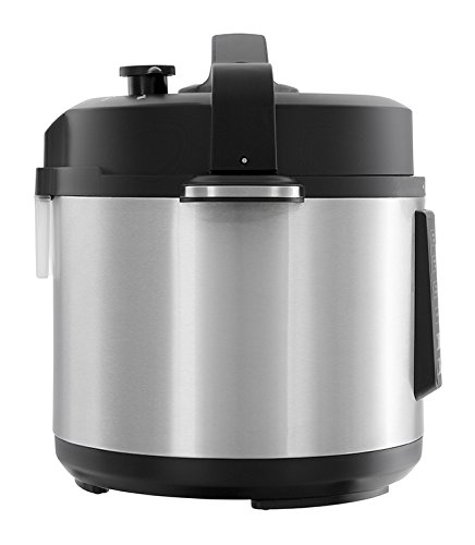 Crock-Pot CSC051X, Olla Multicooker Express para todo tipo de recetas: cocción lenta, cocción rápida a presión con varios ajustes, sellar/saltear, vapor y yogur, 5.7 litros, Negro