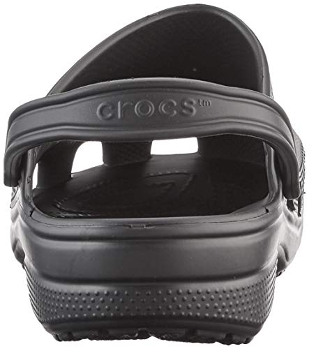 Crocs Classic Clog, Zuecos Unisex Adulto, Negro (Black 001), 45/46 EU