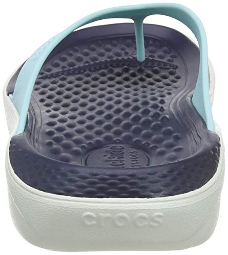 Crocs Literide Flip, Chanclas Unisex Adulto, Azul (Ice Blue/Almost White 4kp), 41/42 EU