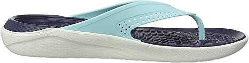 Crocs Literide Flip, Chanclas Unisex Adulto, Azul (Ice Blue/Almost White 4kp), 41/42 EU