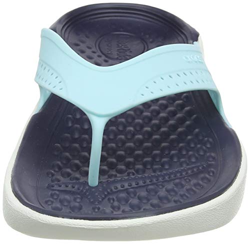 Crocs Literide Flip, Chanclas Unisex Adulto, Azul (Ice Blue/Almost White 4kp), 41/42 EU