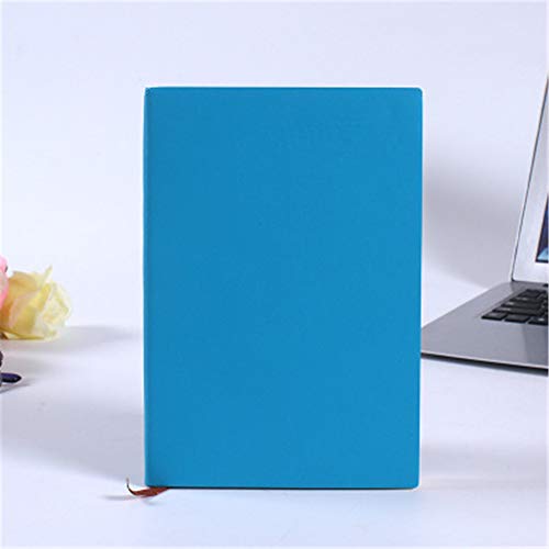 Cuaderno de cuero suave - Cuaderno A5 con puntos y anillo de alfiler - Papel grueso de alta calidad con agenda de 140x210mm