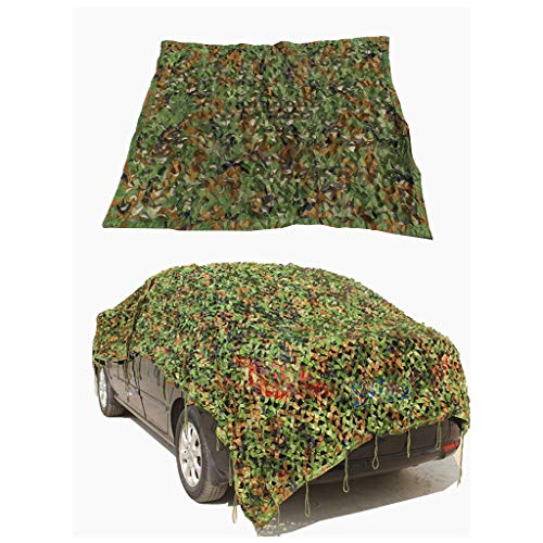 Cubierta de camuflaje para vehículo, Malla militar de camuflaje, Red de malla de lona de camuflaje, Impermeable ligero para sombrilla, toldo, decoración de fiesta, persiana de caza