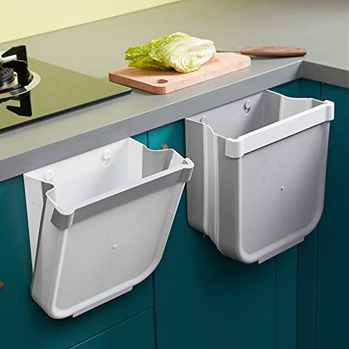 Cubos Basura Cocina Plegable Colgante,Cubo de Basura Reciclaje,Papelera de Cocina