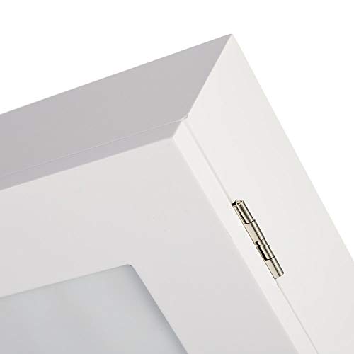 Cubre Contador de Madera con 2 Puertas Blanco de 46x8x3con 2 cm - LOLAhome