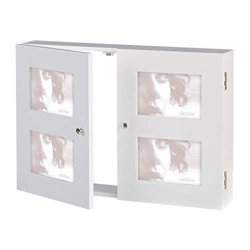 Cubre Contador de Madera con 2 Puertas Blanco de 46x8x3con 2 cm - LOLAhome