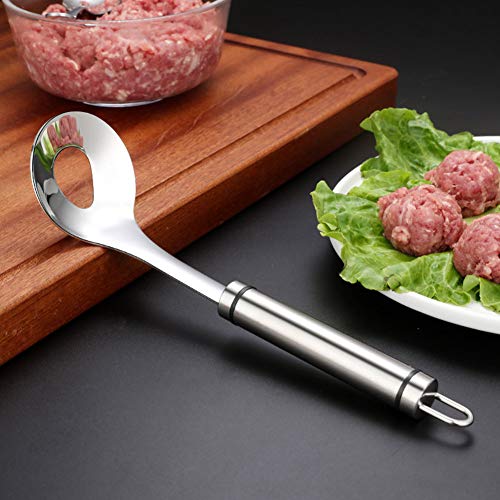 Cuchara de Albóndiga, Acero Inoxidable Fabricante de la albóndiga de Carne Baller - The Lazy Heper, Cocina Molde de Albóndiga Cuchara de Cocina pequeña Herramienta Conveniente