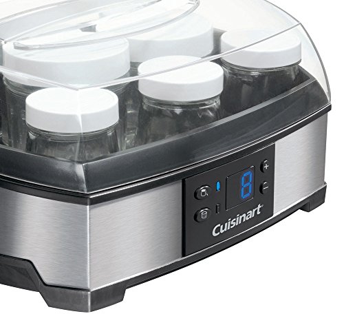 Cuisinart YM401E Set de 6 x 125 ml tarros de Vidrio para yogurtera