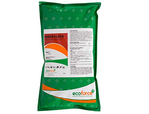 CULTIVERS Quelato de Hierro Fertilizante Ecológico de 1 Kg. Reverdeciente anticlorosis. Nutriente Fundamental para Las Plantas (6% Fe-EDDHA orto orto 4,8 % ). Force Fe