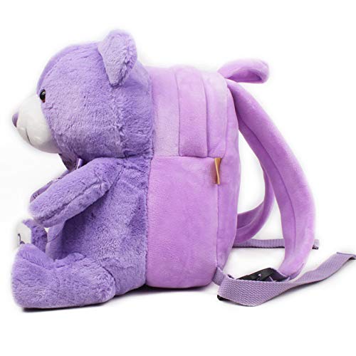 Cute Lavender Sachet Bag Baby Bear Mochila Little Girl Shoulder Cartoon Bag Child Plush Toy Small School Bag 23 * 21 * 12Cm Pink Huba Sin Aroma