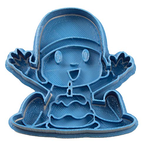 Cuticuter Niños Pocoyo Cumpleaños Cortador de Galletas, Azul, 8x7x1.5 cm