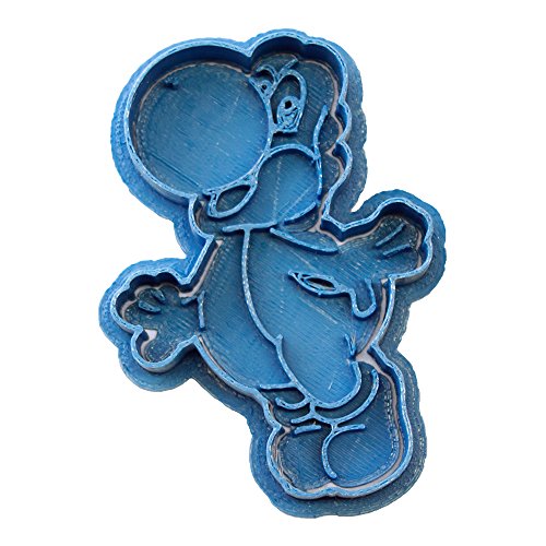 Cuticuter Yoshi Mario Bros Cortador de Galletas, Azul, 8x7x1.5 cm