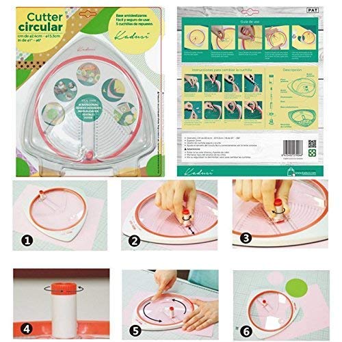 Cutter circular para hacer círculos perfectos de diferentes diámetros