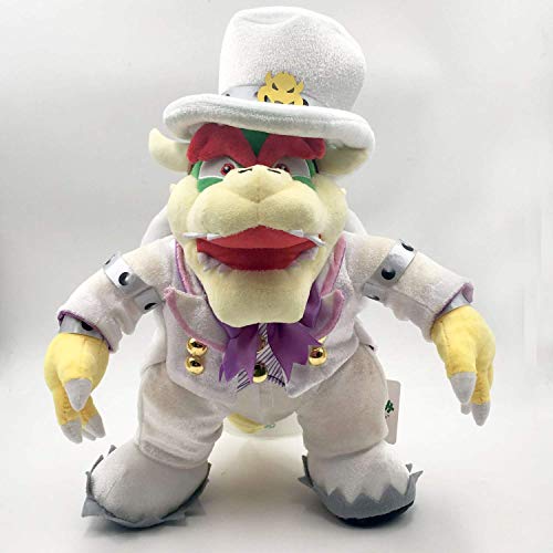 Cxjff Jellycat Conejo Gris Llavero de niffler Vestido Super Mario Odyssey Rey Bowser Jefe de la Boda de la Felpa del Animal Relleno de 14 Pulgadas Los Productos generalmente se emiten Dentro de 2-3