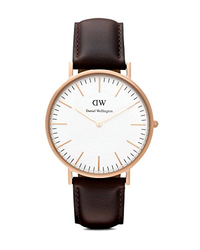 Daniel Wellington Classic Bristol 0109DW Reloj de Pulsera para Hombres Plano & Ligero