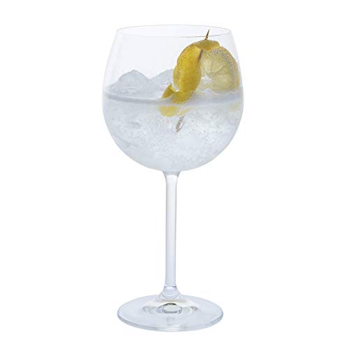 Dartington Crystal Vasos Crystal Copa Gin, juego de 6 x 520ml